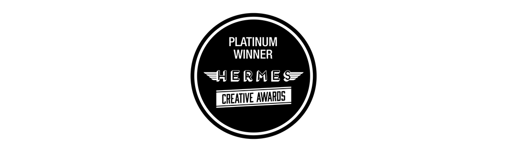 Hermes Platinum Award Winner Badge